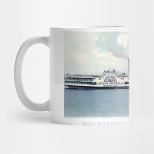 1910 Steamship Block Island, Rhode Island Mug